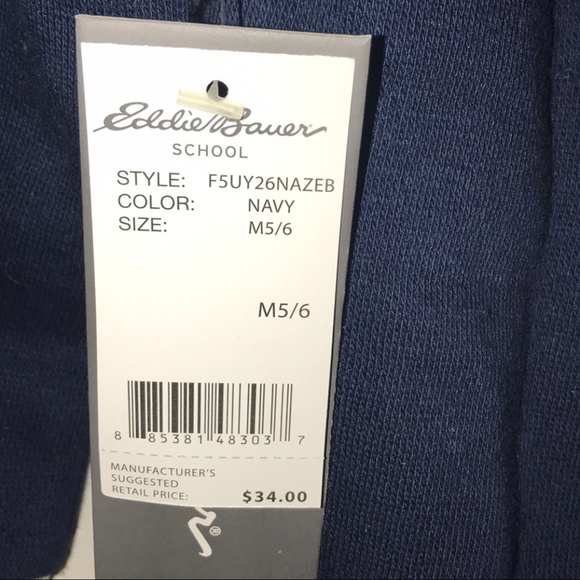 NWT Eddie Bauer School Zippered Hoodie Size M - Picture 6 of 8